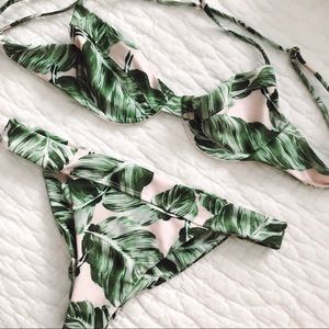 Palm Print Bikini